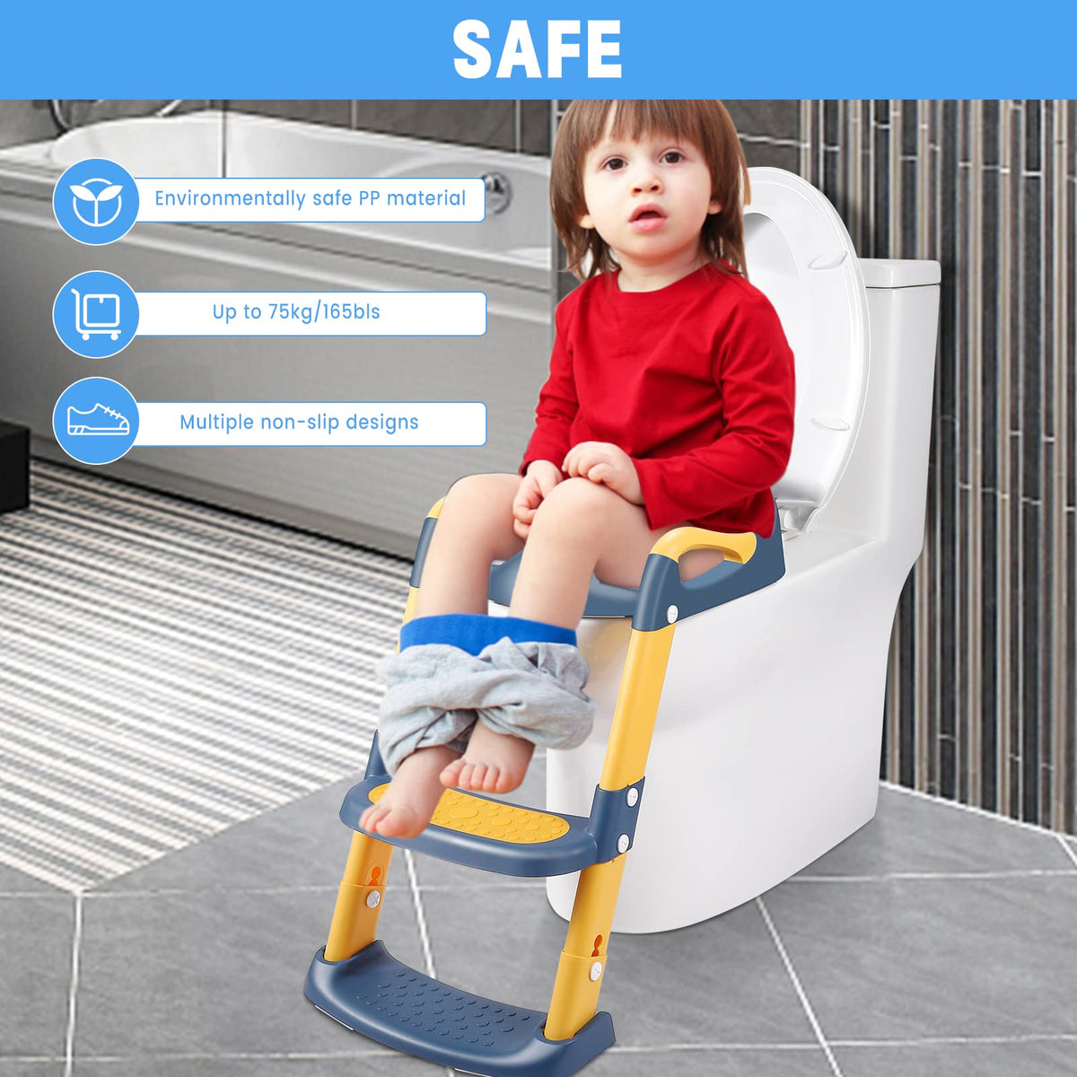 Potty Training Seat with Ladder, Assembly